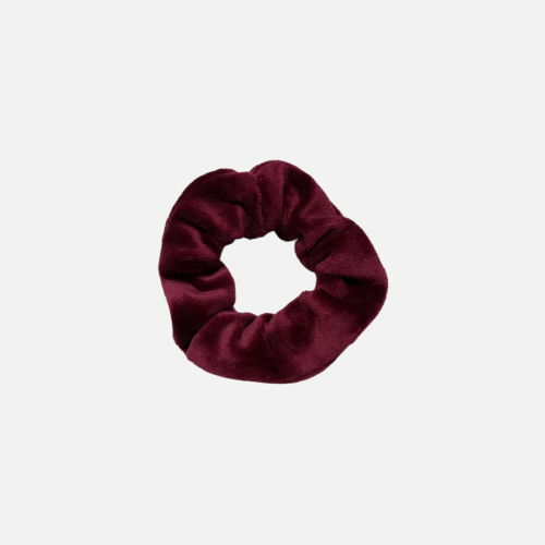 GD050 Gumka ftotka scrunchie mini welurowa bordowa.PNG