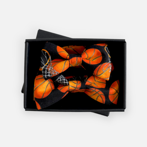 MZ001 zestaw much dla taty i syna koszykówka piłki czarna pomarańczowa.PNG