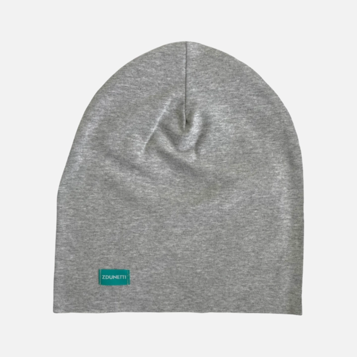 CD025 Czapka z dresówki dresowa beanie szara.PNG