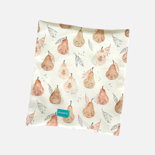 KD063 Komin dresowy dziecięcy z dresówki dla dzieci gruszki brązowe.PNG