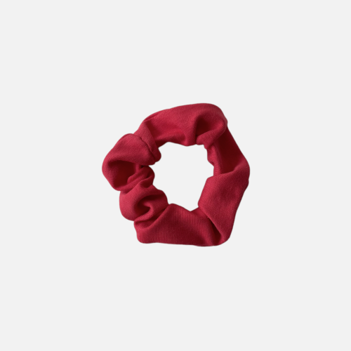 GD021 Gumka frotka scrunchy scrunchie mini wąska koralowa.PNG