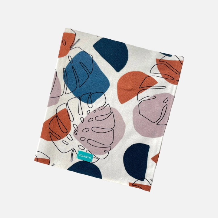 KD066 Komin dresowy dziecięcy z dresówki dla dzieci monstera ciapki kubizm geometric.PNG