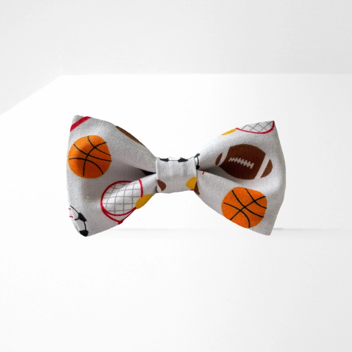 MD125 Muszka dziecięca dla dziecka mucha dla chłopca chłopięca szara piłki sport.PNG