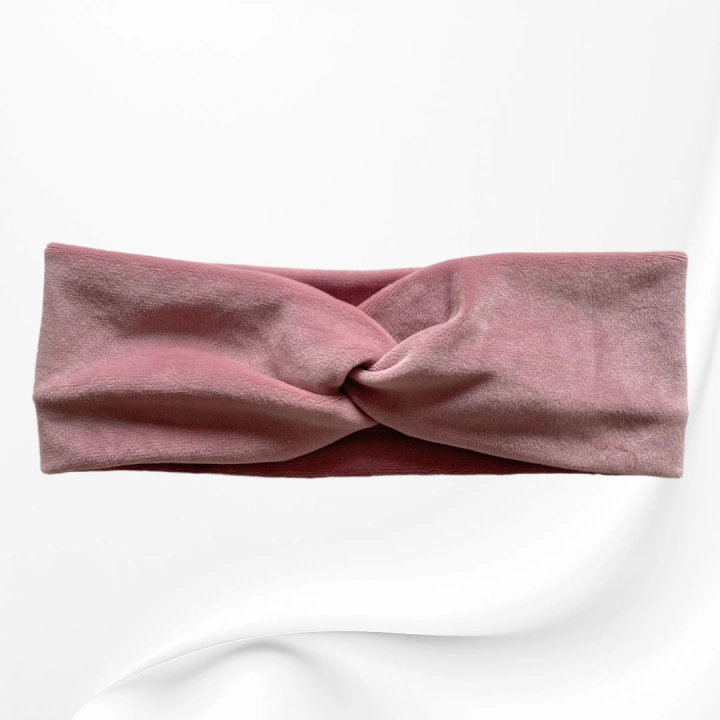 OMP037 OPASKA TWIST NA GŁOWĘ WELUROWA różowa.JPG