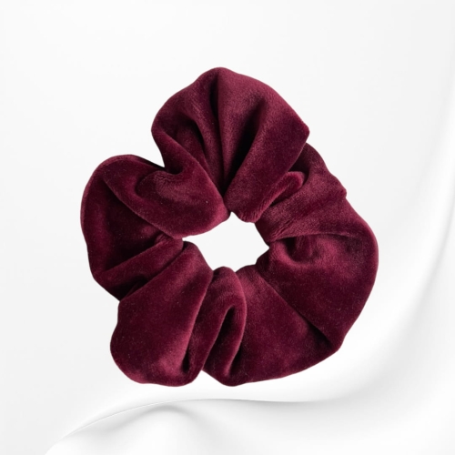 GM038 GUMKA FROTKA SCRUNCHIE DUŻA WELUROWA BORDOWA.JPG