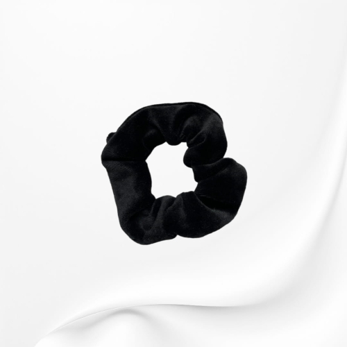 GD048 Gumka ftotka scrunchie mini welurowa czarna.JPG