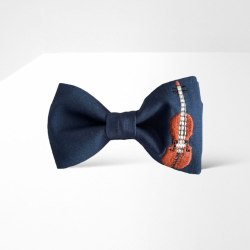 MHD015 Muszka dziecięca dla chłopca SKRZYPCE ALTÓWKA MUZYK GRANATOWA.JPG