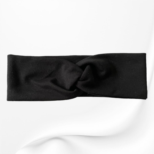 OMP016 opaska przeplatana na głowę czarna twist.JPG