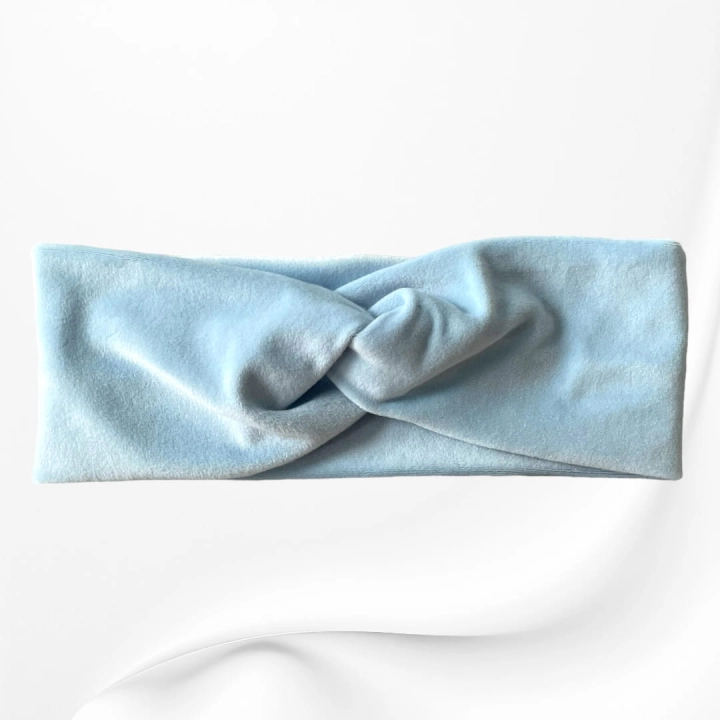 OMP045 OPASKA TWIST NA GŁOWĘ WELUROWA błękitna.JPG
