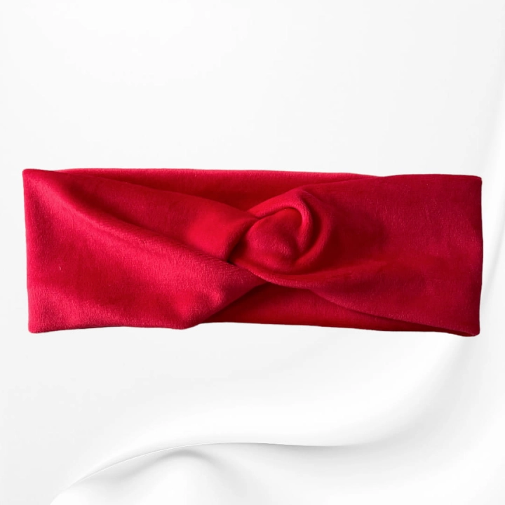 OMP047 OPASKA TWIST NA GŁOWĘ WELUROWA czerwona.JPG