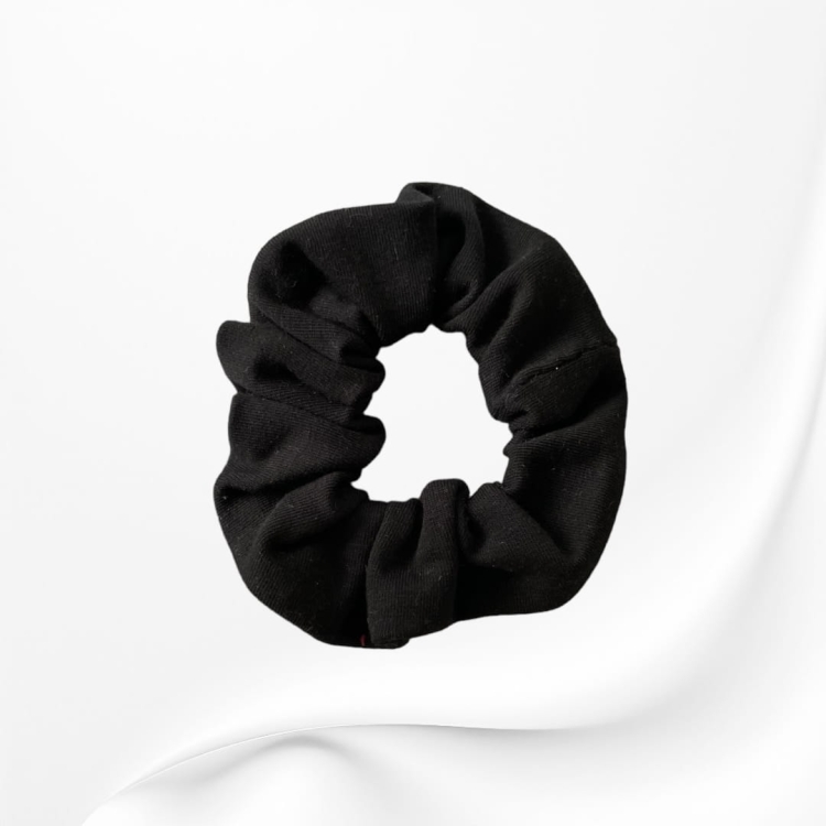 GS031 Gumka frotka scrunchie średnia czarna.JPG