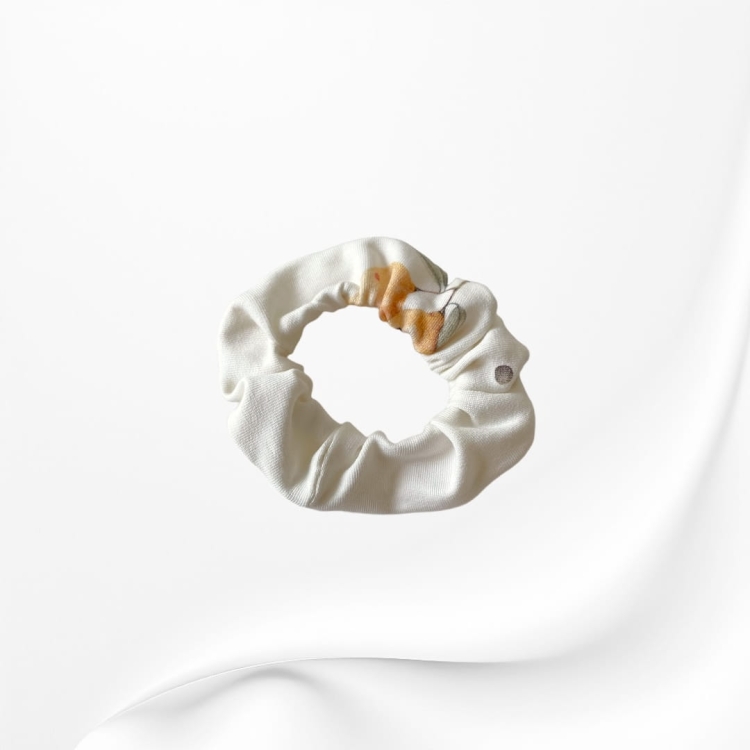 GD086 Gumka frotka scrunchy scrunchie mini CYTRYNKI.JPG