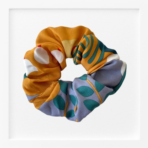 GM078 Gumka z materiału frotka na włosy na rękę do włosów materiałowa kwiatki.JPG