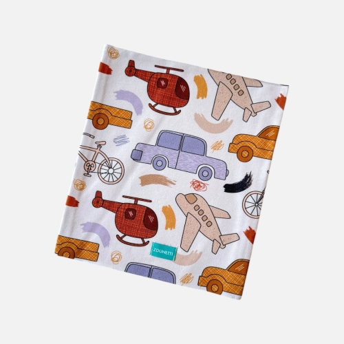 KD117 Komin dresowy dziecięcy z dresówki dla dzieci pojazdy.JPG