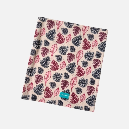 KD123 Komin dresowy dziecięcy z dresówki dla dzieci szyszki.JPG