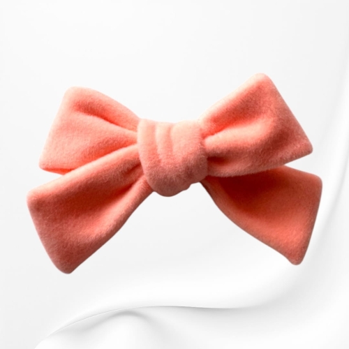 SKD022 SPINKA KOKARDKA DUŻA WELUROWA morela neon.JPG