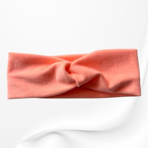 OMP067 OPASKA TWIST NA GŁOWĘ WELUROWA morelowy neon.JPG