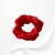 GJMD005 jedwabna scrunchie gumka do włosów jedwab CZERWONA.JPG