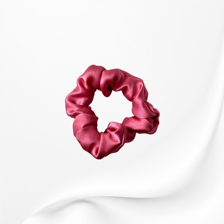 GJM008 JEDWABNA SCRUNCHIE GUMKA DO WŁOSÓW MINI RÓŻOWA.JPG