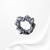 GJM009 JEDWABNA SCRUNCHIE GUMKA DO WŁOSÓW MINI SZARA.JPG