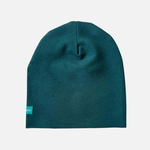 CZ126 Czapka dresowa dziecięca beanie ZIELONA MORSKA.JPG