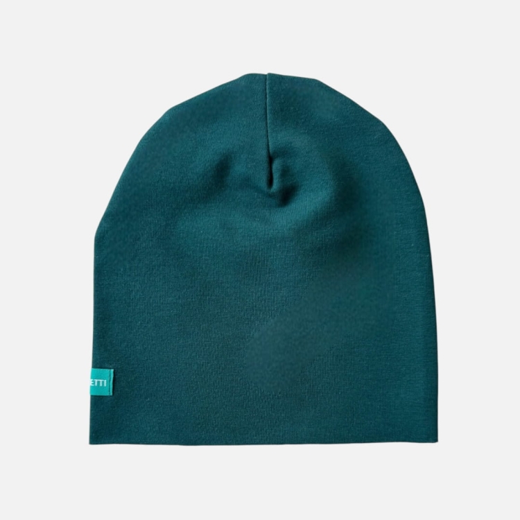 CZ126 Czapka dresowa dziecięca beanie ZIELONA MORSKA.JPG