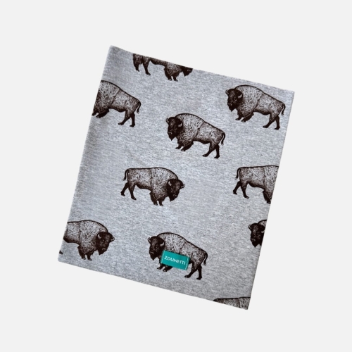 KD133 Komin dresowy dziecięcy z dresówki dla dzieci bizony szary jasny.JPG