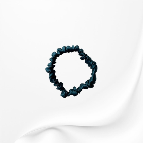 GJMC012 GUMKA WĄSKA JEDWABNA SCRUNCHIE DO WŁOSÓW MICRO ZIELONA MORSKA.JPEG