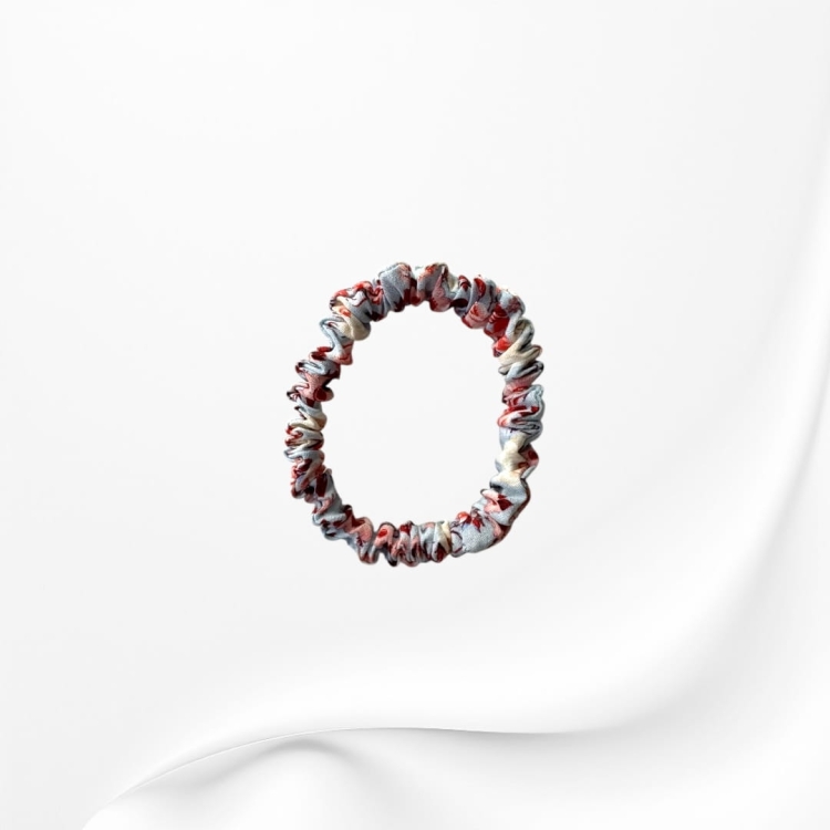 GJMC014 GUMKA WĄSKA JEDWABNA SCRUNCHIE DO WŁOSÓW MICRO KWIATKI.JPEG