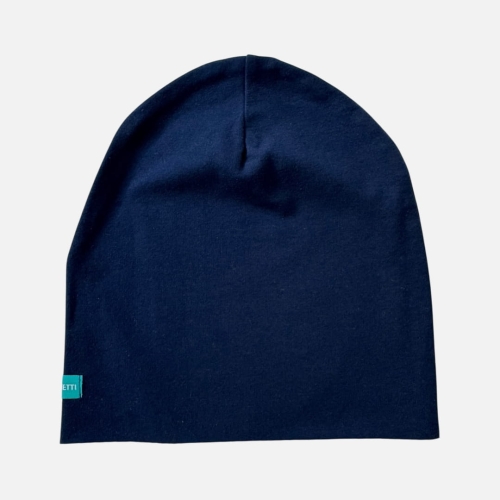 CD089 Czapka z dresówki dresowa beanie granatowa.JPEG