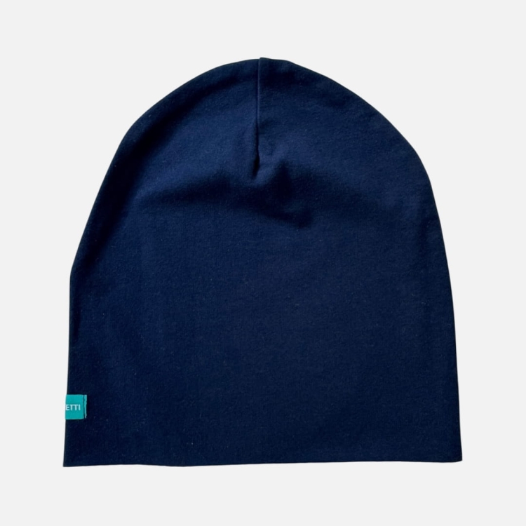 CD089 Czapka z dresówki dresowa beanie granatowa.JPEG