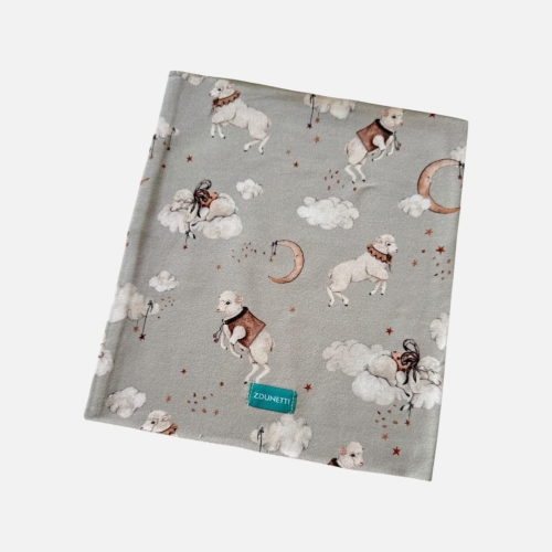 KD142 Komin dresowy dziecięcy z dresówki dla dzieci owieczki.JPEG