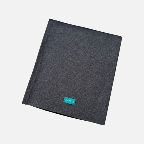 KD135 Komin dresowy dziecięcy z dresówki dla dzieci szary ciemny grafitowy.JPEG