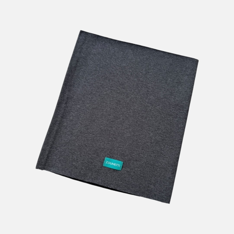 KD135 Komin dresowy dziecięcy z dresówki dla dzieci szary ciemny grafitowy.JPEG