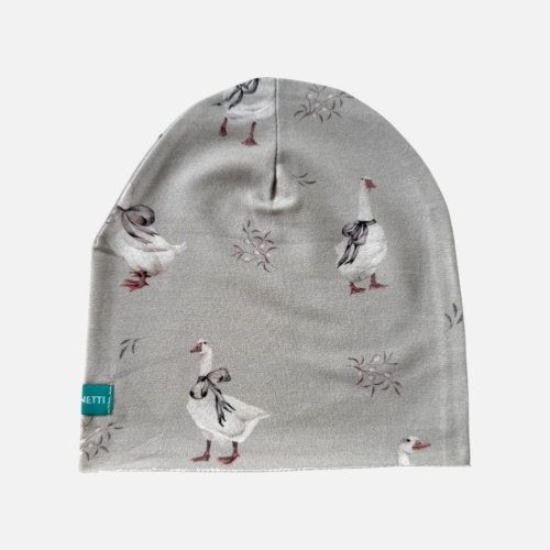 CZ196 Czapka dresowa dziecięca beanie gąski.JPEG