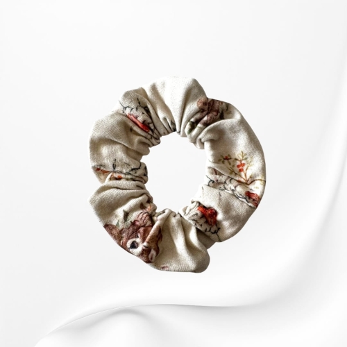 GS092 Gumka frotka scrunchie misie i króliki.JPEG