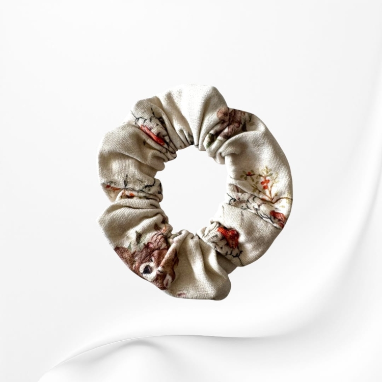 GS092 Gumka frotka scrunchie misie i króliki.JPEG