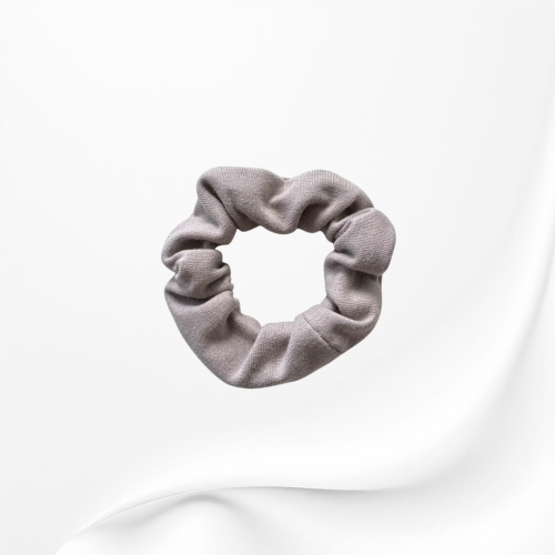 GD119 Gumka frotka scrunchy scrunchie mini beżowa.JPEG