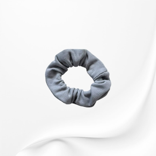 GD1024 Gumka frotka scrunchy scrunchie mini szara cementowa.JPEG