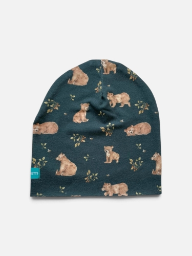 CZ166 Czapka dresowa dziecięca beanie niedźwiadki.jpg